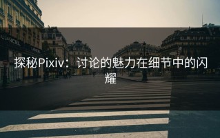 探秘Pixiv：讨论的魅力在细节中的闪耀